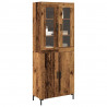 Highboard 2 pcs Stare drewno 69,5 x 34 x 180 cm