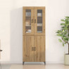 Highboard 2 pcs dąb artisan 69,5 x 34 x 180 cm