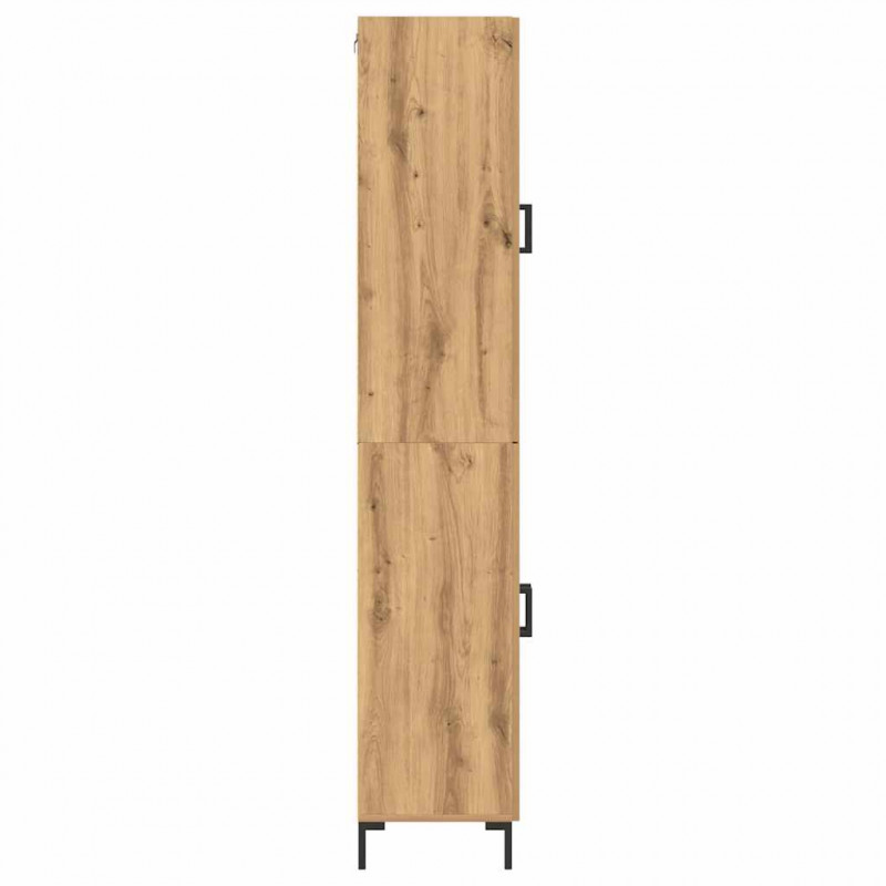 Highboard 2 pcs dąb artisan 69,5 x 34 x 180 cm