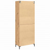 Highboard 2 pcs dąb artisan 69,5 x 34 x 180 cm