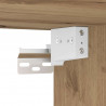 Highboard 2 pcs dąb artisan 69,5 x 34 x 180 cm