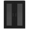 Highboard 2 pcs Czarny dąb 69,5 x 34 x 180 cm