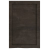Półka, ciemnobrązowa, 40x60x(2-4) cm, wykończone drewno dębowe