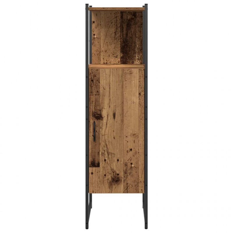 Zestaw mebli łazienkowych 4 pcs Brązowy Materiał drewnopochodny
