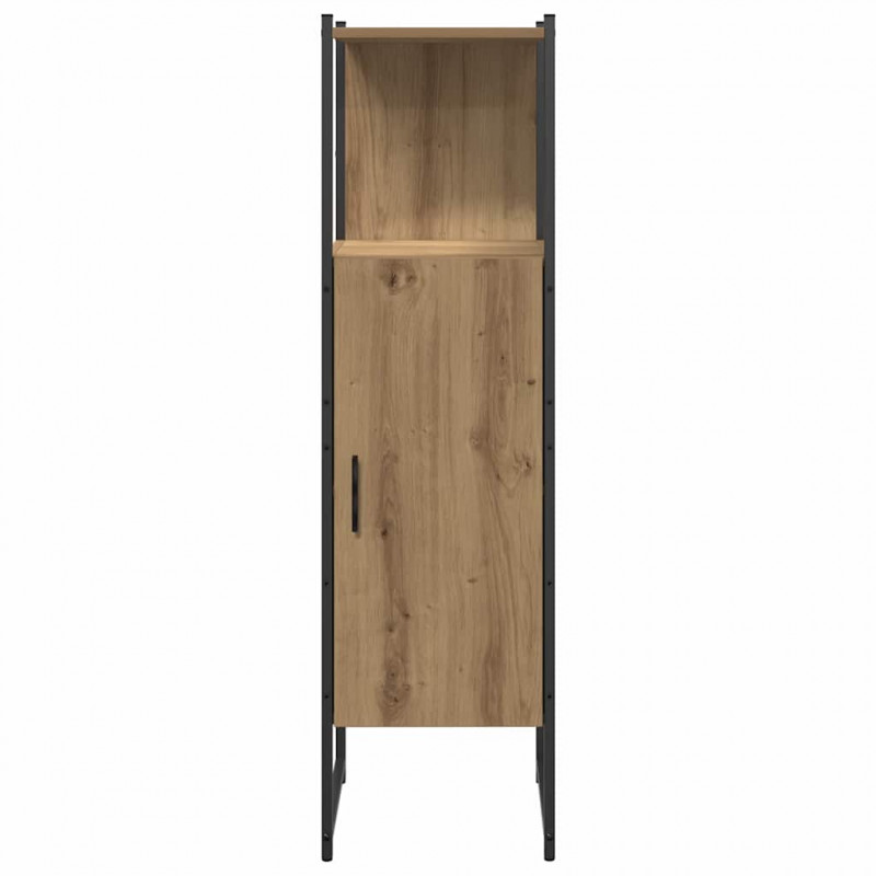 Zestaw mebli łazienkowych 4 pcs Brązowy 33 x 33 x 185.5 cm