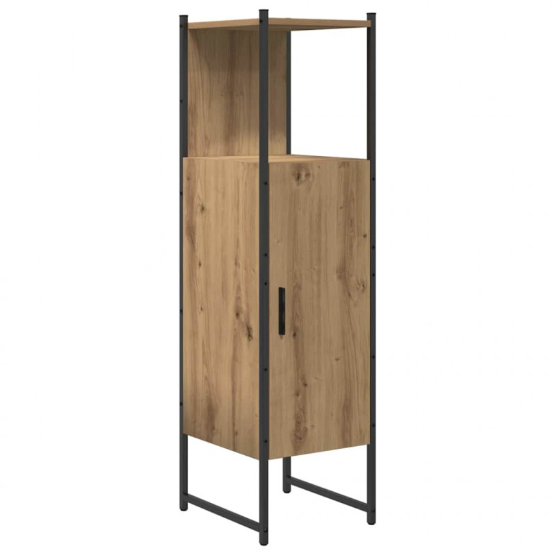 Zestaw mebli łazienkowych 4 pcs Brązowy Materiał drewnopochodny