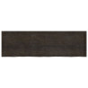 Półka, ciemnobrązowa, 200x60x(2-4) cm, wykończone drewno dębowe