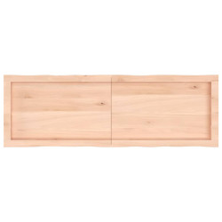 Blat stołu, 120x40x(2-4)cm surowy, lity dąb naturalną krawędzią