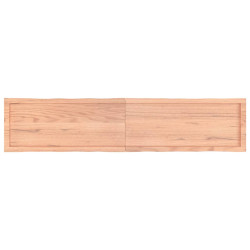 Blat, jasnobrązowy 180x40x(2-4)cm drewno z naturalną krawędzią