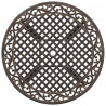 Zestaw do jadalni w ogrodzie 5 pcs kolor bronzu Aluminium