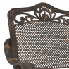Zestaw stołów ogrodowych 3 pcs kolor bronzu Aluminium odlewane