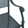 Zestaw stołów ogrodowych 3 pcs Zielony Aluminium odlewane