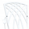 Zestaw stołów ogrodowych 3 pcs Biały Aluminium odlewane