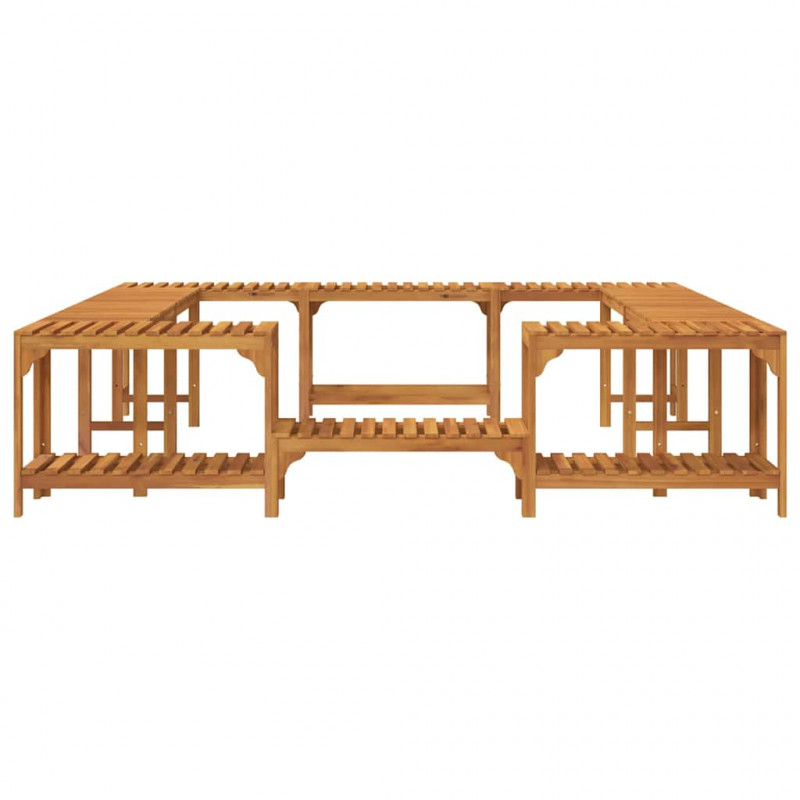 Otoczenie wanny z hydromasażem Brązowy 230 x 230 cm