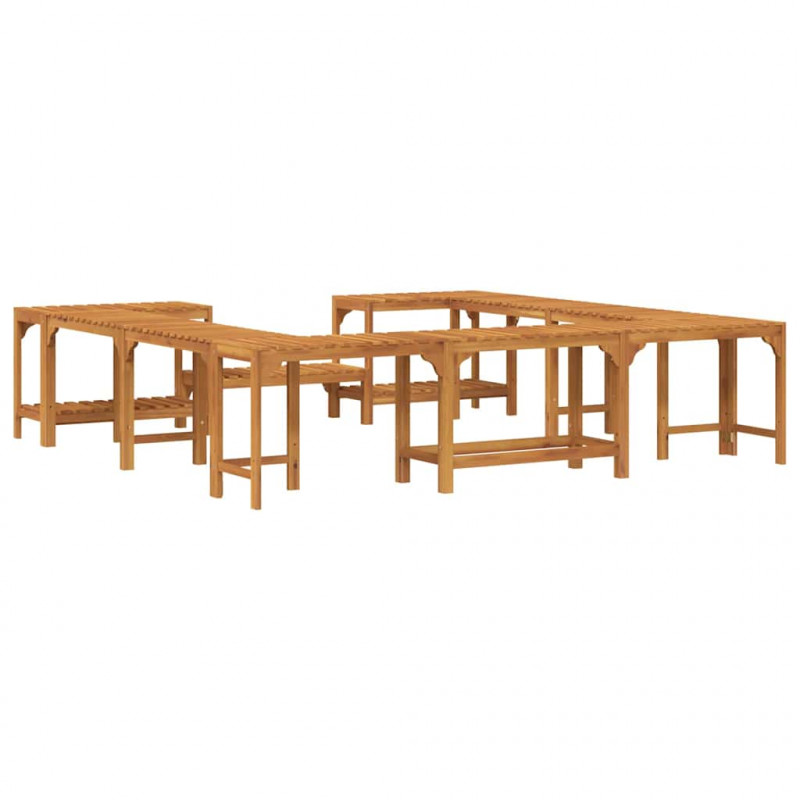 Otoczenie wanny z hydromasażem Brązowy 230 x 230 cm