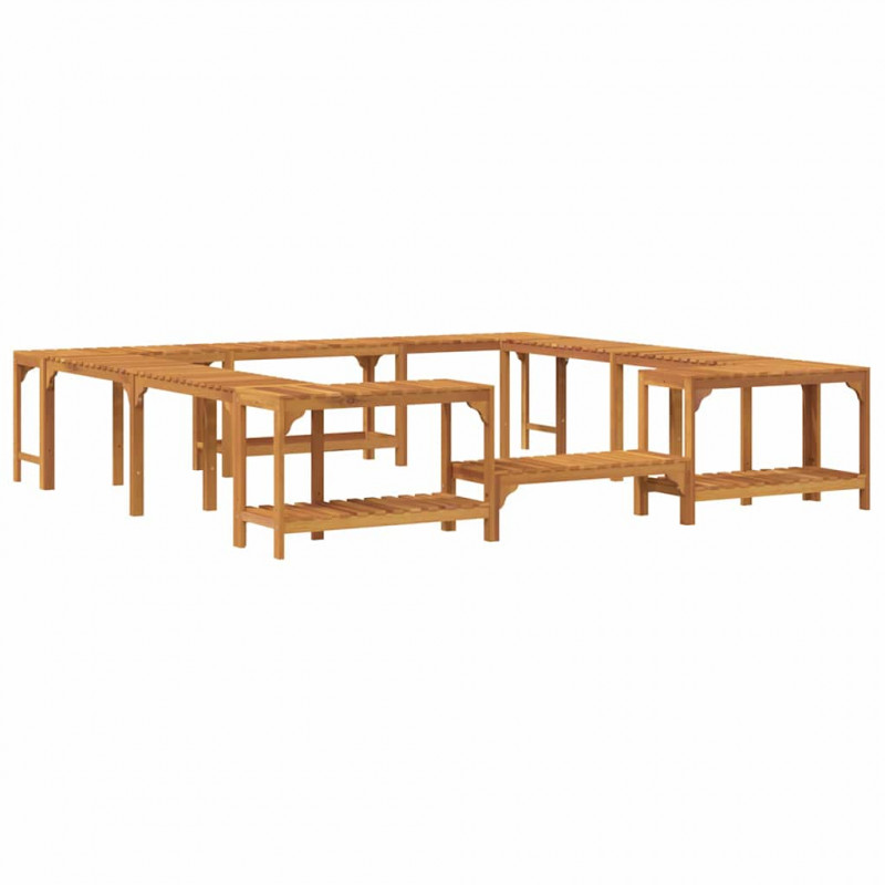 Otoczenie wanny z hydromasażem Brązowy 255 x 255 x 55,5 cm
