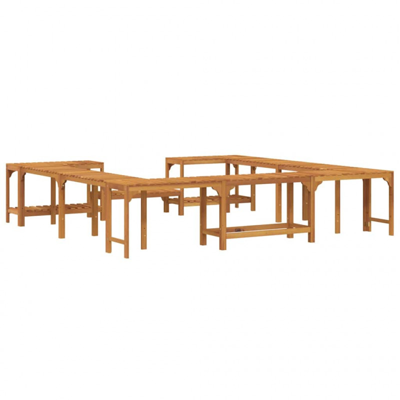 Otoczenie wanny z hydromasażem Brązowy 255 x 255 x 55,5 cm
