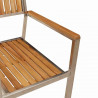 Zestaw do jedzenia na zewnątrz 3 pcs Lite drewno teakowe