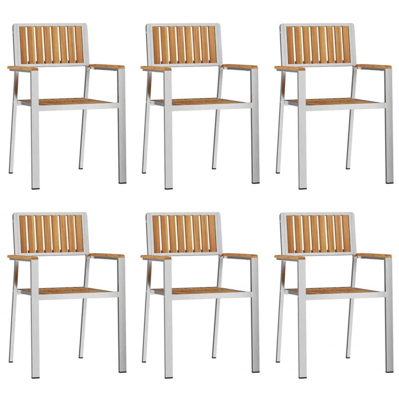 Zestaw do jedzenia na zewnątrz 7 pcs Lite drewno teakowe