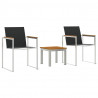 Zestaw do jadalni w ogrodzie 3 pcs Lite Drewno Akacji