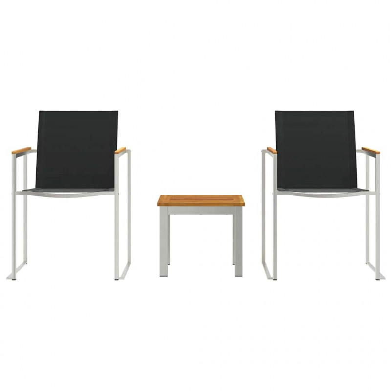 Zestaw do jadalni w ogrodzie 3 pcs Lite Drewno Akacji