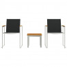 Zestaw do jadalni w ogrodzie 3 pcs Lite Drewno Akacji