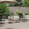 Zestaw do jadalni w ogrodzie 3 pcs Lite drewno teakowe
