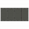 Zestaw do jadalni w ogrodzie 7 pcs Czarny polirattan