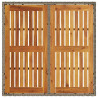 Zestaw do jadalni w ogrodzie 3 pcs Szary polirattan