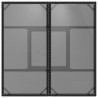 Zestaw do jadalni w ogrodzie 3 pcs Czarny polirattan