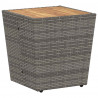 Zestaw Bistro Ogrodowego 3 pcs Szary polirattan
