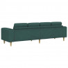 Sofa do salonu Ciemna zieleń 250 x 77 x 76 cm Poliester