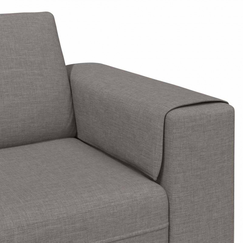 Sofa do salonu Ciemnoszary 250 x 77 x 76 cm Poliester