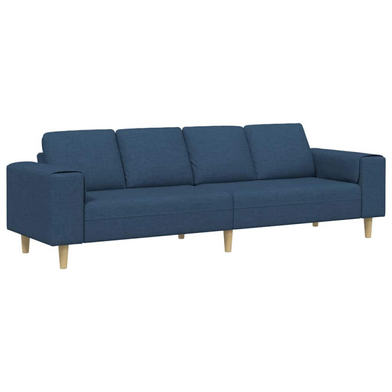 Sofa do salonu Niebieski 250 x 77 x 76 cm Poliester