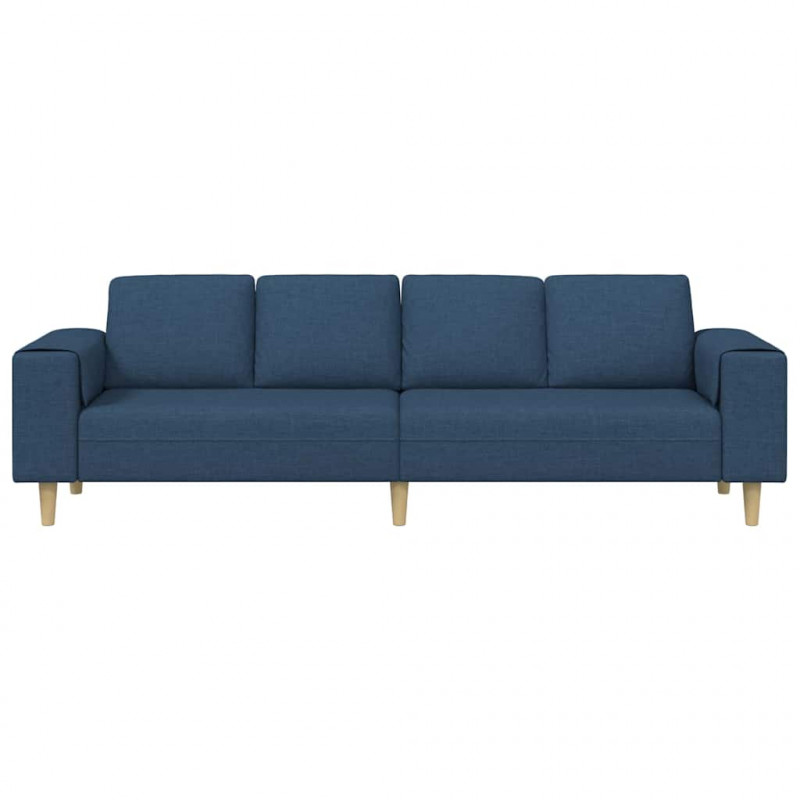 Sofa do salonu Niebieski 250 x 77 x 76 cm Poliester
