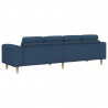 Sofa do salonu Niebieski 250 x 77 x 76 cm Poliester