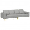 Sofa do salonu Szary chmur 250 x 77 x 76 cm Poliester