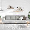 Sofa do salonu Szary chmur 250 x 77 x 76 cm Poliester
