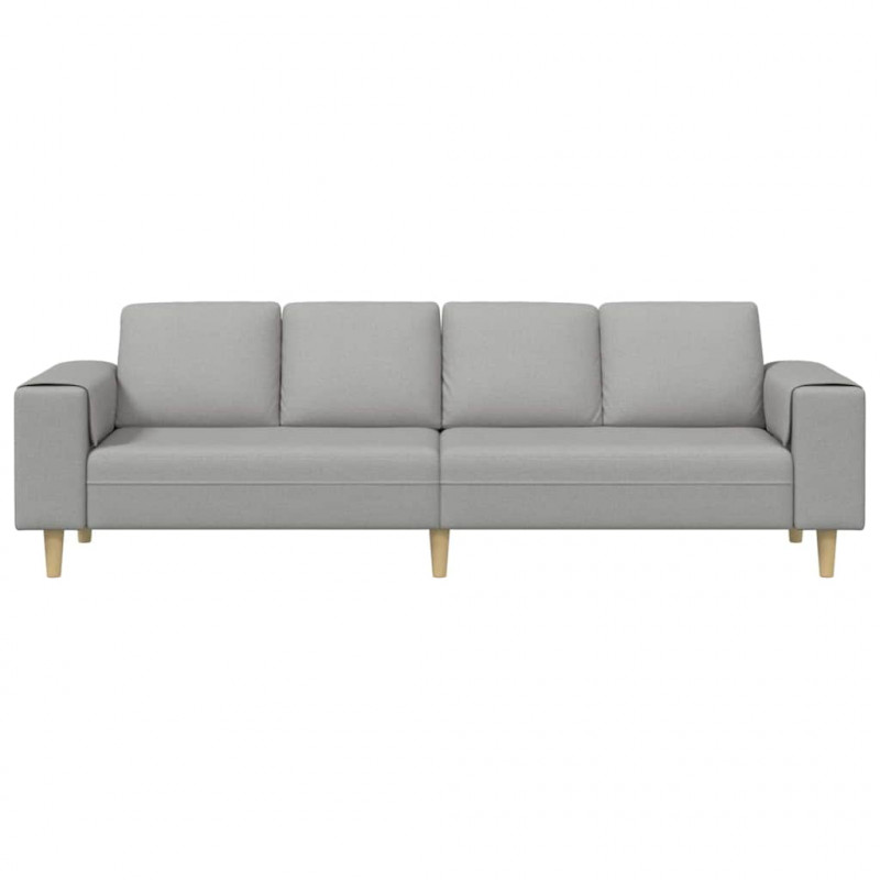Sofa do salonu Szary chmur 250 x 77 x 76 cm Poliester