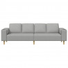 Sofa do salonu Szary chmur 250 x 77 x 76 cm Poliester
