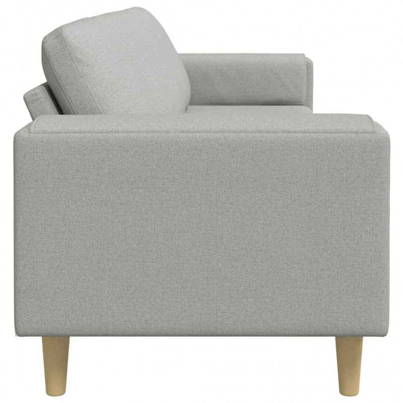 Sofa do salonu Szary chmur 250 x 77 x 76 cm Poliester