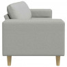 Sofa do salonu Szary chmur 250 x 77 x 76 cm Poliester