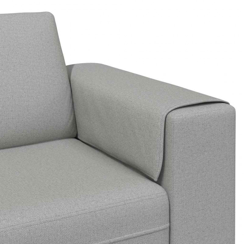 Sofa do salonu Szary chmur 250 x 77 x 76 cm Poliester