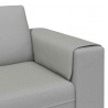 Sofa do salonu Szary chmur 250 x 77 x 76 cm Poliester