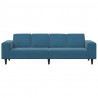 Sofa do salonu Niebieski 250 x 77 x 76 cm