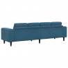 Sofa do salonu Niebieski 250 x 77 x 76 cm