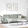 Sofa do salonu Jasnoszary 250 x 77 x 76 cm