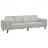 Sofa do salonu Jasnoszary 250 x 77 x 76 cm