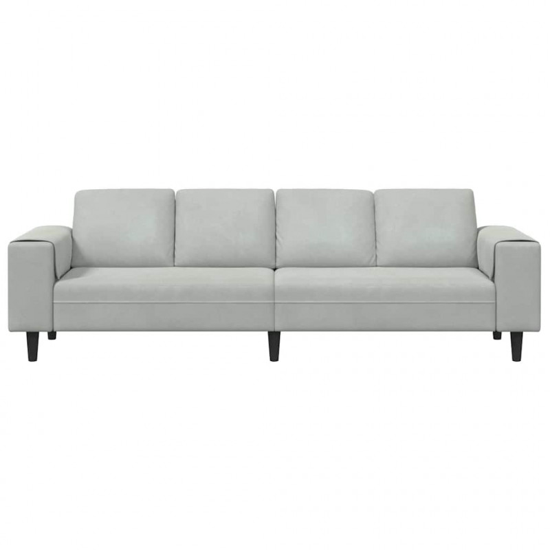 Sofa do salonu Jasnoszary 250 x 77 x 76 cm