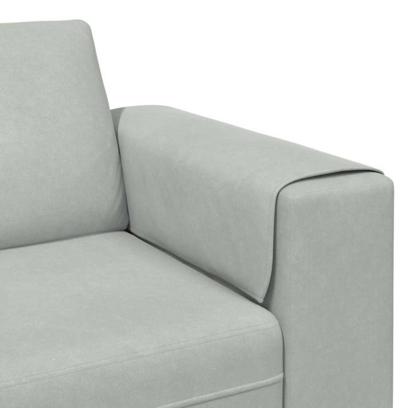 Sofa do salonu Jasnoszary 250 x 77 x 76 cm